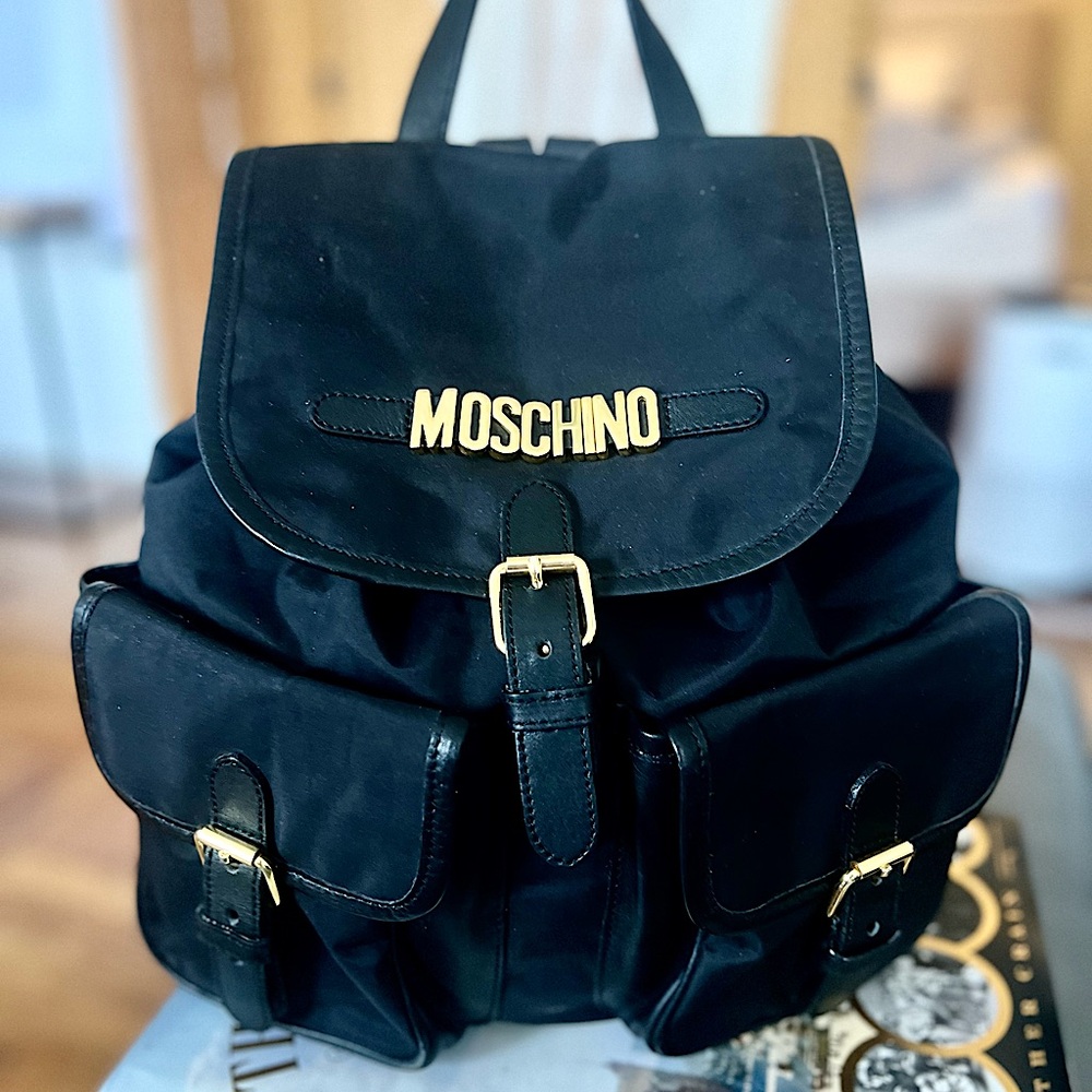 MOSCHINO VINTAGE 90s NYLON BACKPACK